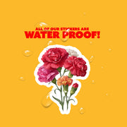 Bouquet of Carnations Sticker My Store