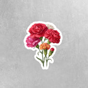 Bouquet of Carnations Sticker My Store