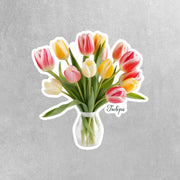 Tulips Sticker | Tulips Sticker | Flower Stickers