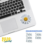 Daisy Sticker | Flower Stickers | Wet Daisy Sticker