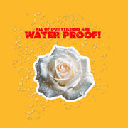 White Rose Sticker | One Rose Sticker | Flower Stickers