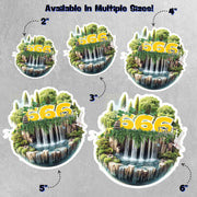 Angel Numbers Sticker - 666 Aura Sticker - Spiritual Decor - Numerology Gift