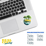 Angel Numbers Sticker - 444 Aura Sticker - Spiritual Decor - Numerology Gift