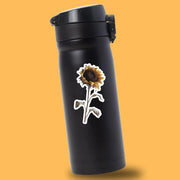 Dry Sun Flower Sticker - Single Dry Sun Flower Sticker - Flower Sticker