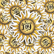 Choose Joy Sticker - Inspiring Mental Health Sun Sticker - Positive Vibes Decoration for Journals & Laptops