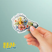 Let Your Light Shine Sticker | Matthew 5:16 Positivity Decor, Inspirational Vinyl Decal for Home & Office, Motivational Gift