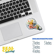 Let Your Light Shine Sticker | Matthew 5:16 Positivity Decor, Inspirational Vinyl Decal for Home & Office, Motivational Gift