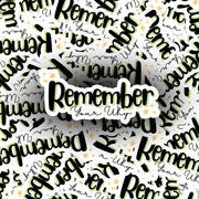 Remember Your Why Sticker | Motivational Vinyl Decal for Inspiration & Positivity
