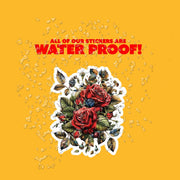 Roses Sticker | Floral Stickers for Craft Projects, Scrapbooking & Journals, Cute Rose Decals, Garden Party Decor