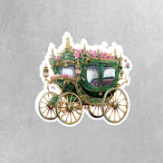 Victorian Carriage Sticker | Vintage Decorative Carriage Decal for Scrapbooking, Journaling & More