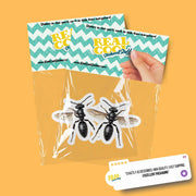 Black Wasp Sticker | Wasp Sticker | Wasp Decal | Insect Sticker