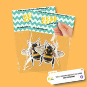 Bee Sticker | Bumble Bee Decal for Laptop, Water Bottle, Phone, Cute Insect Vinyl Art, Bee Lover Gift, Nature Decor