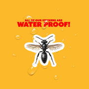 Black Wasp Sticker | Wasp Sticker | Wasp Decal | Insect Sticker