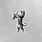Tiger Sticker | Saxophone Tiger Sticker | Musical Tiger Sticker
