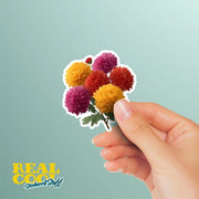 Chrysanthemum Sticker | Flower Stickers | Bouquet of Chrysanthemums Sticker