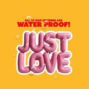 Balloon Just Love Sticker - Balloon Sticker - Fun Just Love Decal