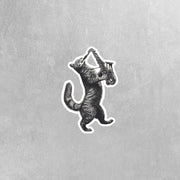 Cat Sticker | Saxophone Cat Sticker | Musical Cat Sticker