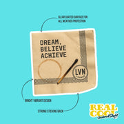 Dream Believe Achieve Sticker | Motivational Sticker | Inspirational Decal