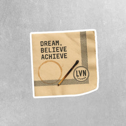 Dream Believe Achieve Sticker | Motivational Sticker | Inspirational Decal