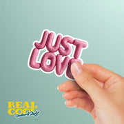 Balloon Just Love Sticker - Balloon Sticker - Fun Just Love Decal