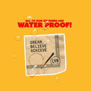 Dream Believe Achieve Sticker | Motivational Sticker | Inspirational Decal