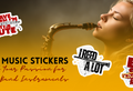 Cute-Music-Stickers-Show-Off-Your-Passion-for-Playing-Band-Instruments My Store
