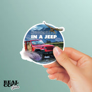 Everything Is A Road Jeep Sticker RealCoolStickersandStuff