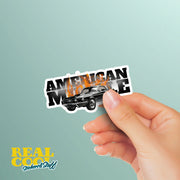 American Muscle Car Sticker RealCoolStickersandStuff