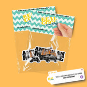 American Muscle Car Sticker RealCoolStickersandStuff