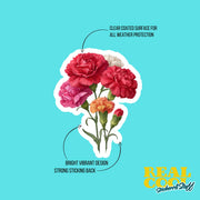 Bouquet of Carnations Sticker My Store