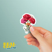 Bouquet of Carnations Sticker My Store