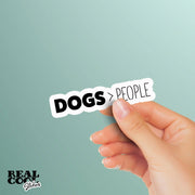 Dog Sticker - Dog Decal - Dogs > People
