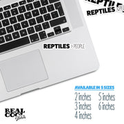 Reptile Sticker - Lizards Decal - Reptiles > People - Reptiles Over People Sticker