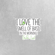 Gardening Sticker, Basil Sticker, Water Bottle Stickers, Laptop Stickers