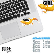 I'm A Gecko Girl - Gecko Stickers - Leopard Gecko Decal