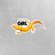 I'm A Gecko Girl - Gecko Stickers - Leopard Gecko Decal