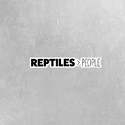 Reptile Sticker - Lizards Decal - Reptiles > People - Reptiles Over People Sticker