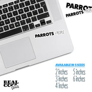 Parrot Sticker - Parrots Decal - Parrots > People