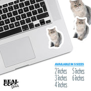 Persian Cat Sticker - Cat Decal - Cat Sticker - Persian Cat - Cat Mom Stickers