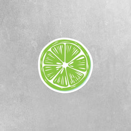 Lime Sticker - Lime Decal - Green Lime Stickers