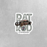 Rat Rod Sticker - Chevy Rat Rod Pick-Up Decal - Classic Car Stickers