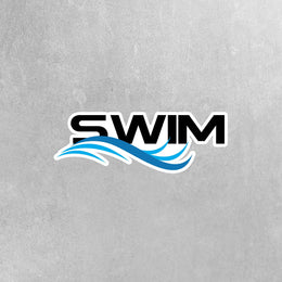 Swim Sticker - Swimming Stickers - Swimmer Stickers - Swim Laptop Sticker - Swim Team Decals