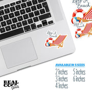 Life's A Beach Sticker - Beach Sticker - Beach Decals