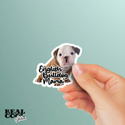 English Bulldog Mama Sticker | Bulldog Stickers | Puppy Stickers