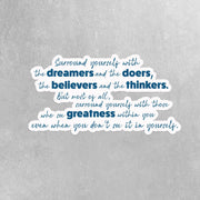 Greatness Sticker | Motivational Sticker | Inspirational Stickers | Dream Stickers