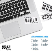 Piano Sticker | Piano Player Stickers | The Best Players Are On The Bench Decal