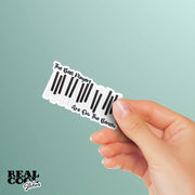 Piano Sticker | Piano Player Stickers | The Best Players Are On The Bench Decal