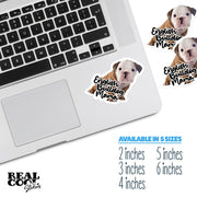 English Bulldog Mama Sticker | Bulldog Stickers | Puppy Stickers