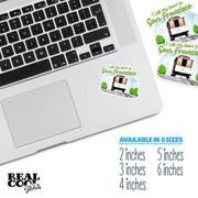 San Francisco Sticker | Trolly Car Sticker | I Left My Heart In San Francisco Sticker