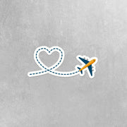 Travel Sticker, I Love Travel, Travel Stickers, Airplane Travel Stickers